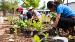 pessoas-voluntarias-plantando